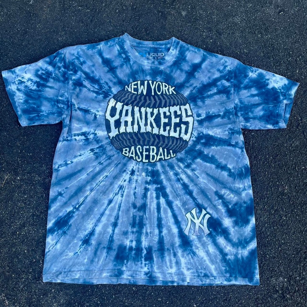 Y2K Graphic tie dye Yankees AOP size XL